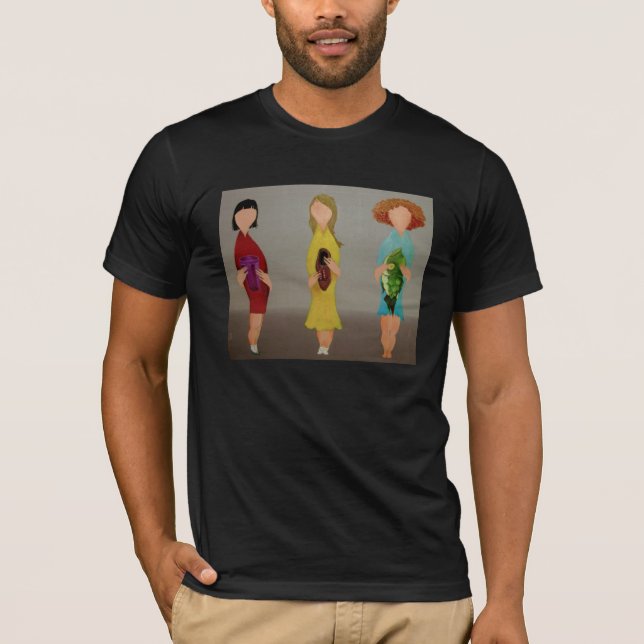 die 3 Musen T-Shirt (Vorderseite)