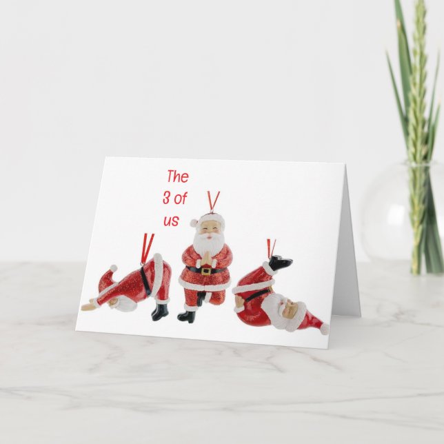 DIE 3 VON UNS WOLLTE, NUR WEIHNACHTEN ZU SAGEN (Vorderseite)