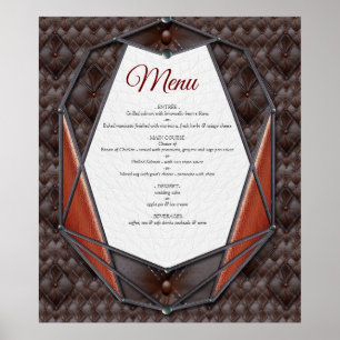 Die 3D Leder Academia Deco & Cards Poster