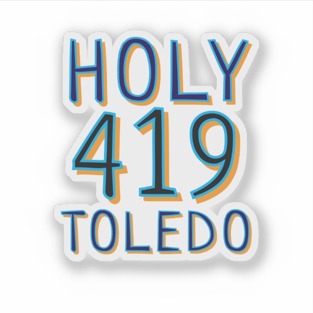 Die 419 - Heiliges Toledo Aufkleber (Vorderseite)