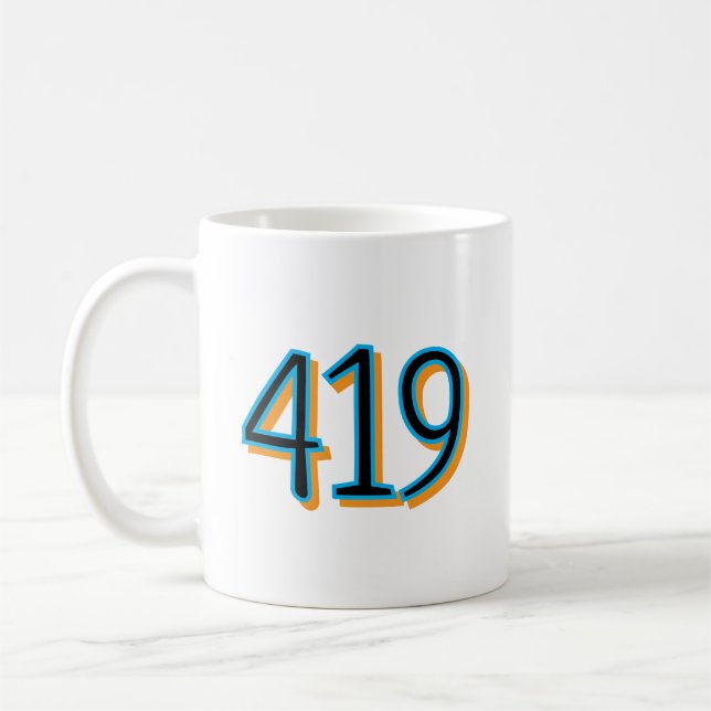 Die 419 - Toledo, Ohio Kaffeetasse (Links)