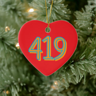 Die 419 - Toledo, Ohio Keramik Ornament