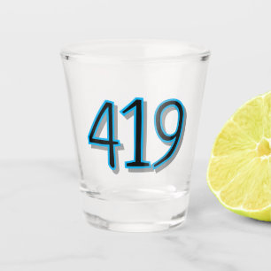 Die 419 - Toledo, Ohio Schnapsglas