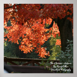 Die 4 Jahreszeiten - Herbst-Plakat Poster