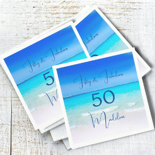 Die 50. Birthday Beach Suite ist fabelhaft Serviette