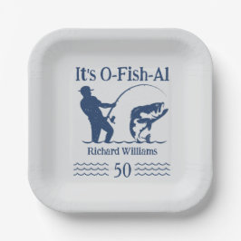 Die 50. Geburtstagspartei von Man's It's Ofish Fis Pappteller