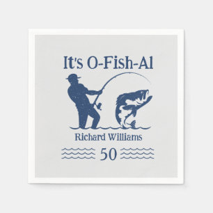 Die 50. Geburtstagspartei von Man's It's Ofish Fis Serviette