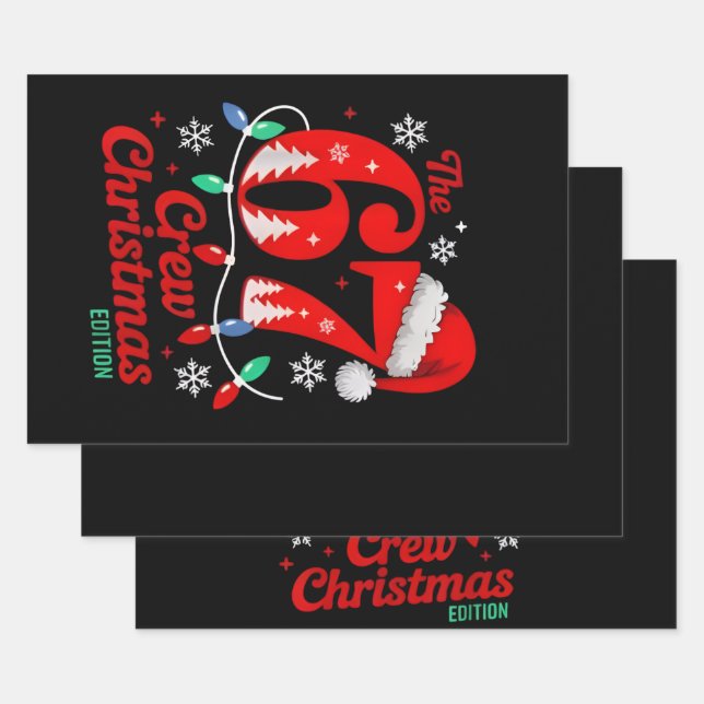 Die 67 Weihnachts-Crew-Edition Six Seven Brainrot  Geschenkpapier Set (Set)