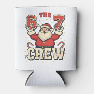 Die 6 7 Crew Lustiger Weihnachtsmann Weihnachten M Dosenkühler