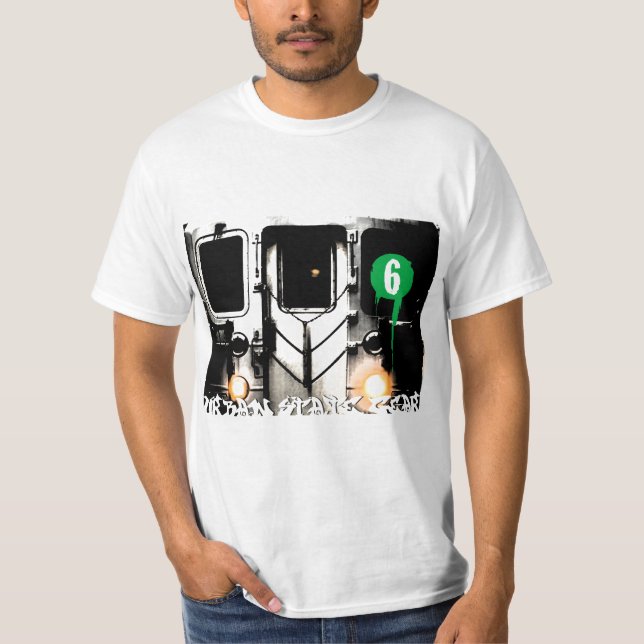 Die 6 USG Untergrundbahn-Reihen-T-Shirts T-Shirt (Vorderseite)