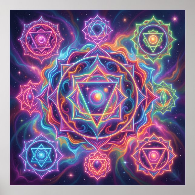 Die 7 Chakren´10 Poster (Vorne)