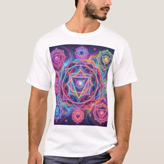 Die 7 Chakren´10 T-Shirt (Vorderseite)