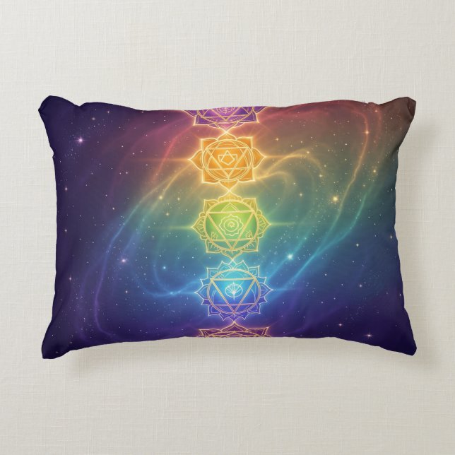 Die 7 Chakren´11 Dekokissen (Vorderseite)