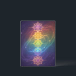 Die 7 Chakren´11 Postkarte<br><div class="desc">Die 7 Chakren sind Energiezentren entlang der Wirbelsäule,  die verschiedene Lebensbereiche beeinflussen – von Sicherheit und Kreativität über Selbstbewusstsein und Liebe bis hin zu Kommunikation,  Intuition und Spiritualität. Im Gleichgewicht fördern sie Harmonie,  innere Kraft und ganzheitliches Wohlbefinden.</div>