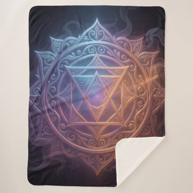 Die 7 Chakren´1 Sherpadecke (Vorderseite)