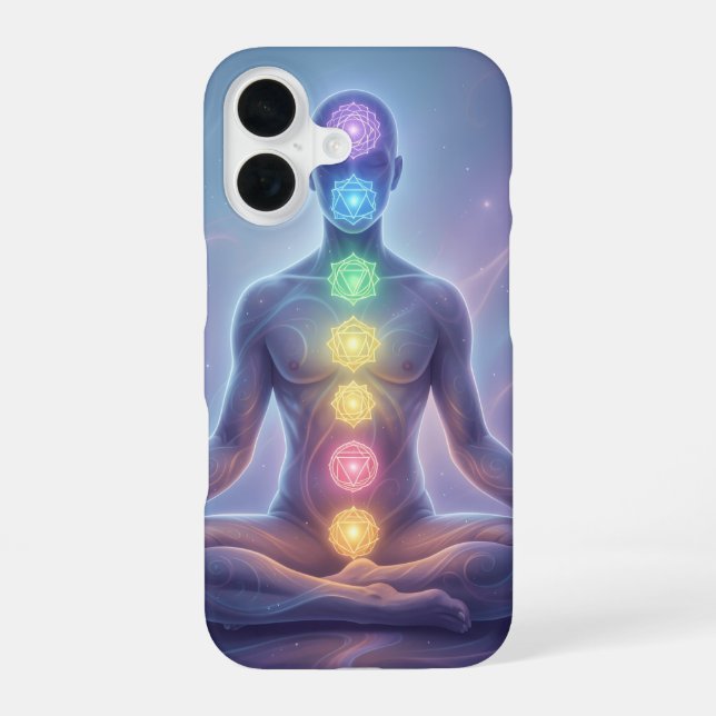 Die 7 Chakren´2 iPhone 16 Hülle (Rückseite)