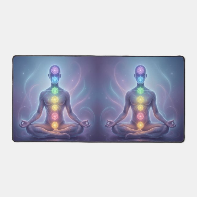 Die 7 Chakren´2 Schreibtischunterlage (Vorderseite)