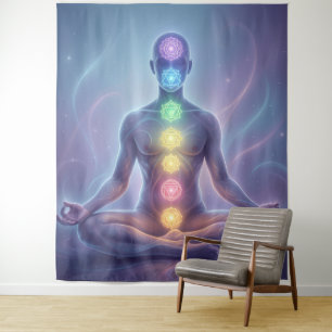Die 7 Chakren´2 Wandteppich