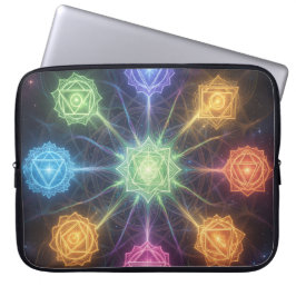 Die 7 Chakren´4 Laptopschutzhülle