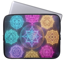 Die 7 Chakren´6 Laptopschutzhülle