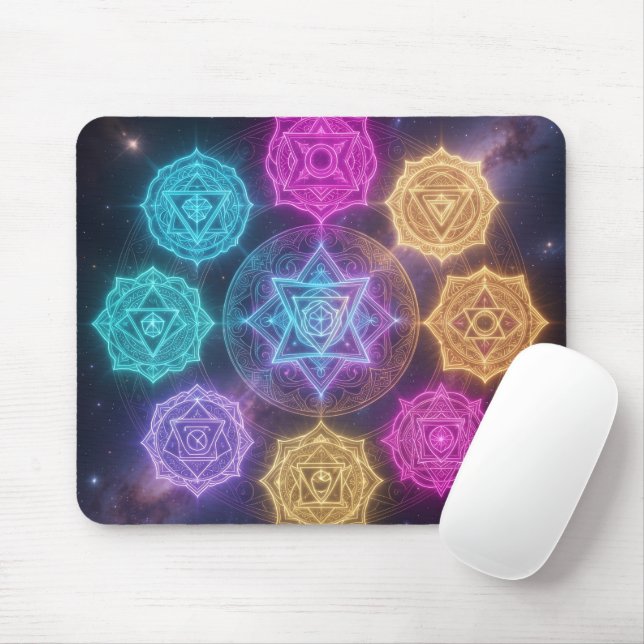 Die 7 Chakren´6 Mousepad (Mit Mouse)