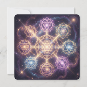 Die 7 Chakren´7 Feiertagskarte