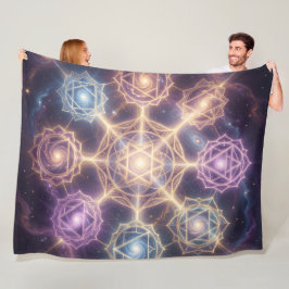 Die 7 Chakren´7 Fleecedecke