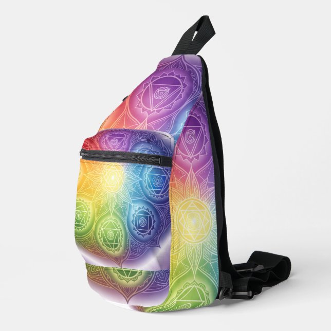 Die 7 Chakren´9 Crossbody Bag (Rechte Ecke)