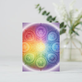 Die 7 Chakren´9 Postkarte