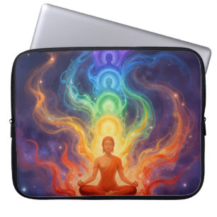 Die 7 Chakren Laptopschutzhülle