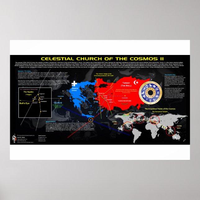Die 7 Kirchen Asiens - Kosmische Muster 2 Poster (Vorne)