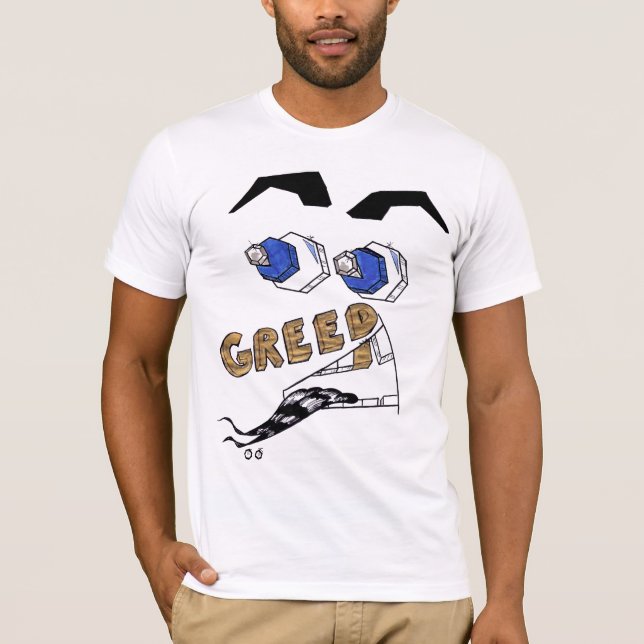 Die 7 Toten — Gier T-Shirt (Vorderseite)