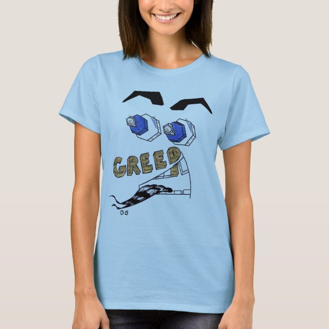 Die 7 Toten — Gier T-Shirt (Vorderseite)