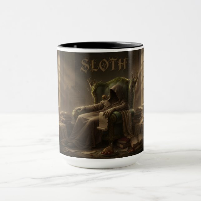 Die 7 Tugenden Satans: Faulheit Tasse (Zentrum)