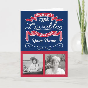 Die 80. Geburtstagswelt ist die liebenswerteste 80 Karte