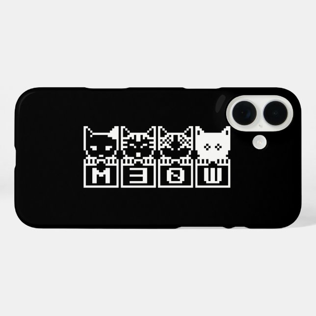 DIE 8-BIT-KATZEN M30 W Case-Mate iPhone HÜLLE (Rückseite (Horizontal))