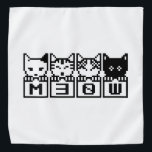 DIE 8-BIT-KATZEN M30 W HALSTUCH<br><div class="desc">MEOW MEOW MEOW Globe Trotters ist auf die Idiosynkratie von überall auf der Welt spezialisiert. Hier finden Sie einzigartige Grußkarten, Postkarten, Poster, Mousepads und mehr.</div>