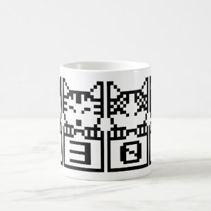 DIE 8-BIT-KATZEN M30 W KAFFEETASSE