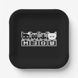 DIE 8-BIT-KATZEN M30 W PAPPTELLER