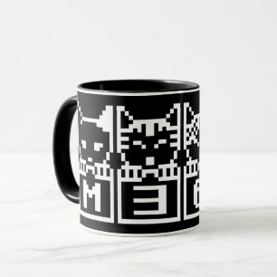 DIE 8-BIT-KATZEN M30 W TASSE