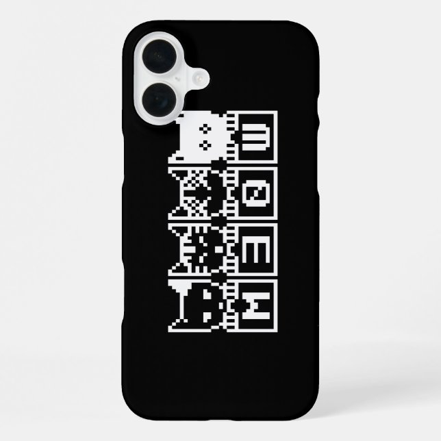 DIE 8-BIT KATZEN M30W iPhone HÜLLE (Rückseite)