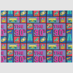 Die 90er Jahre Seidenpapier