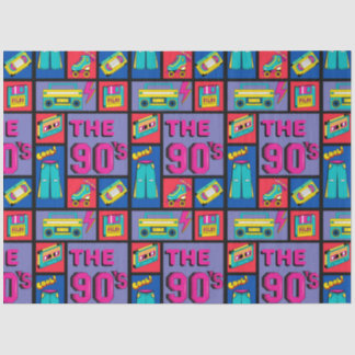 Die 90er Jahre Seidenpapier