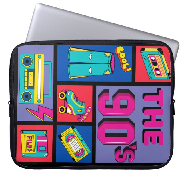 Die 90er laptopschutzhülle (Vorderseite)