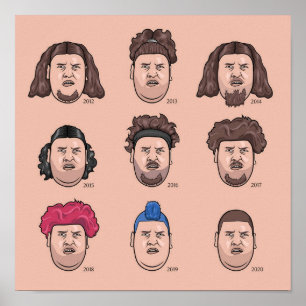 Die 9 Gesichter von Rainer Drachenlord Winkler Poster