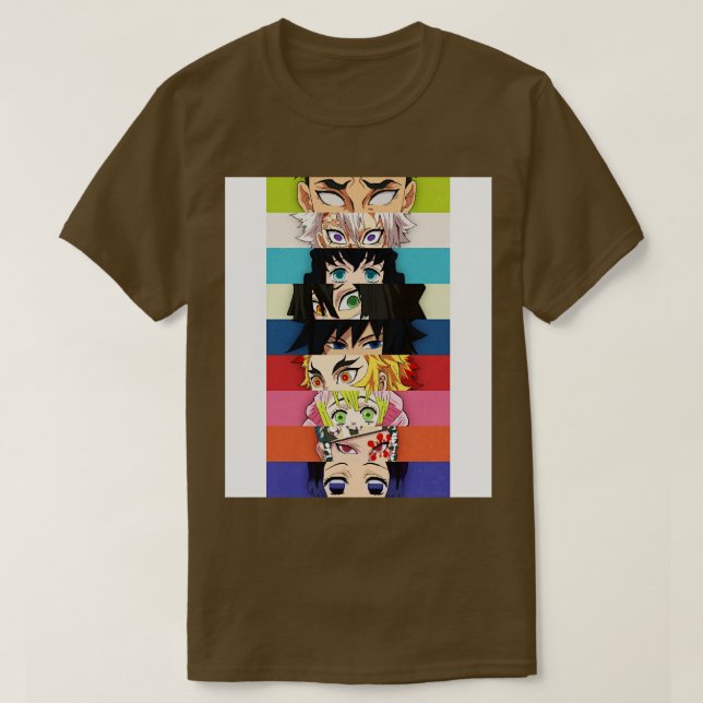 Die 9-Hashira-Dämonenschicht T-Shirt (Design vorne)
