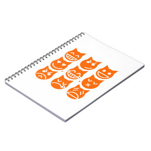 Die 9 Leben der Emoji-Katze Notizblock