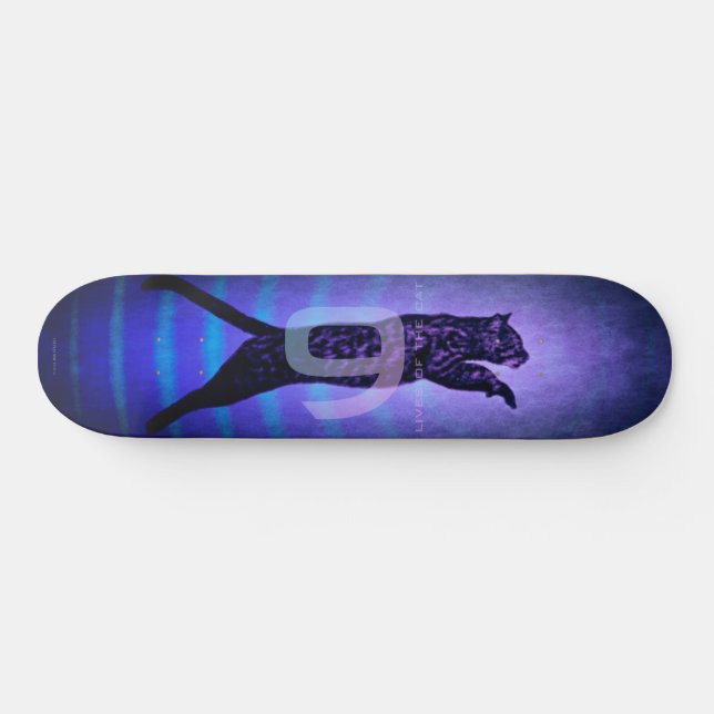Die 9 Leben des Cat Skateboard (Horizontal)