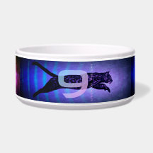 Die 9 Lebenden der Katzen-Keramik