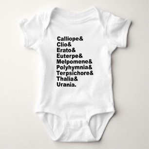 Die 9 Mäuse, die von der griechischen Mythologie  Baby Strampler